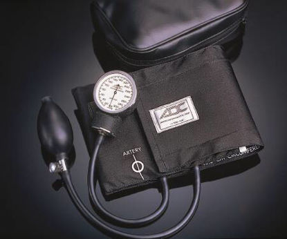 Picture of Aneroid Sphygmomanometer with Cuff Prosphyg™ 2-Tube Pocket Size Hand Held Adult Size 12 Cuff760-12XBK