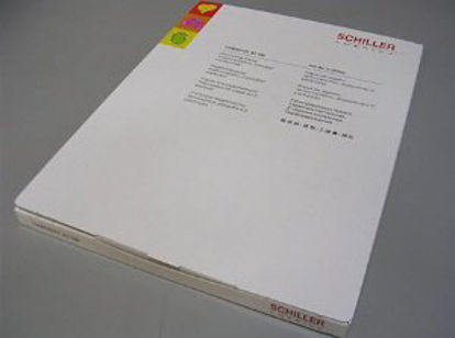 Picture of Diagnostic Recording Paper Schiller™ Thermal Paper Z-Fold Red Grid2.157050