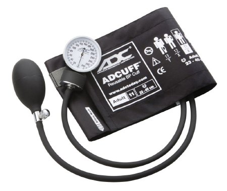 Picture of Aneroid Sphygmomanometer with Cuff Prosphyg™ 2-Tube Pocket Size Hand Held Adult Size 11 Cuff760-11ABK