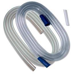 Picture of Suction Connector Tubing Argyle® 10 Foot Length 0.188 Inch ID NonSterile Female / Male Connector Clear Striated OT Surface42250
