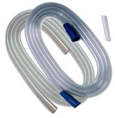 Picture of Suction Connector Tubing Argyle® 10 Foot Length 0.188 Inch ID NonSterile Female / Male Connector Clear Striated OT Surface42250