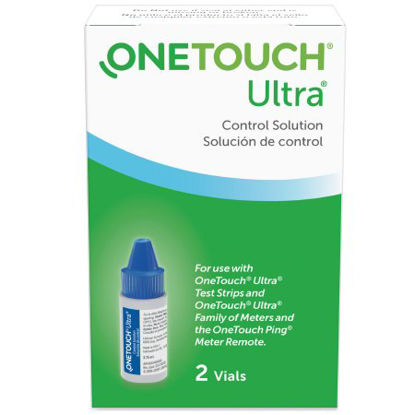 Picture of Blood Glucose Control Solution One Touch® Ultra Blood Glucose Testing 2 X 4 mL53885045802