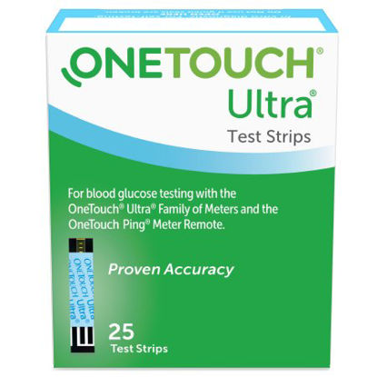 Picture of Blood Glucose Test Strips OneTouch® Ultra® 2 25 Strips per Box For OneTouch® Ultra® Blood Glucose Meter020994