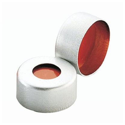 Picture of Wheaton® Vial Closure Aluminum / PTFE / Rubber Open Top Seal Red 11 mm For use with 12 X 32 mm Crimp Top Vials NonSterile224219-01