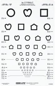 Picture of Eye Chart Lea Symbols® 10 Foot Measurement Acuity Test250412