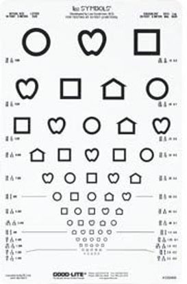 Picture of Eye Chart Lea Symbols® 10 Foot Measurement Acuity Test250412
