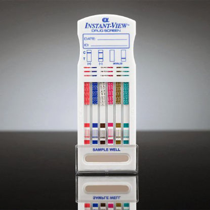 Picture of Drugs of Abuse Test Instant-view® 6-Drug Panel AMP, BAR, BZO, COC, MOP300, THC Urine Sample 25 Tests03-3669