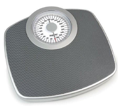 Picture of Floor Scale Dial Display 400 lbs. Capacity Gray Analog689401