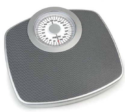 Picture of Floor Scale Dial Display 400 lbs. Capacity Gray Analog689401