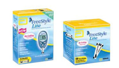 Picture of Blood Glucose Control Solution FreeStyle Lite® Blood Glucose Testing 2 X 4 mL Normal Level14002