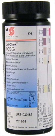 Picture of Urinalysis Test Uri-Chek™ 100 per Bottle1280-100
