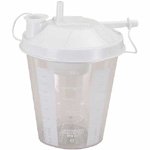 Picture of Suction Canister Precision Medical 1200 mL Float Valve Shut-Off Lid1906-12