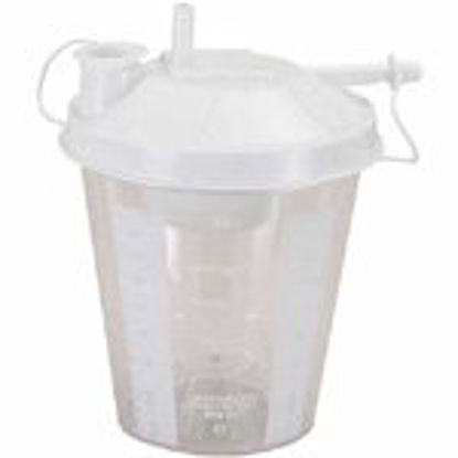 Picture of Suction Canister Precision Medical 1200 mL Float Valve Shut-Off Lid1906-12