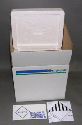 Picture of Insulated Shipper Therapak® 9 X 10 X 12 Inch For Transporting Biological Substance Category B Specimens37909