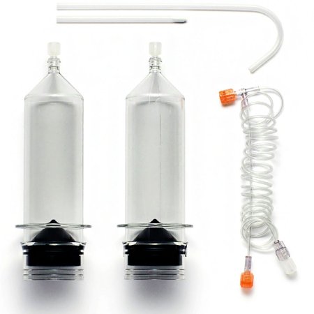Picture of CT Syringe Kit Medrad® Stellant® Contains 2 200-mL syringes, 60-inch patient tubing with T-connector, and 1 Quick-Fill Tube Medrad® Stellant® D CT Injection SystemSDS-CTP-QFT