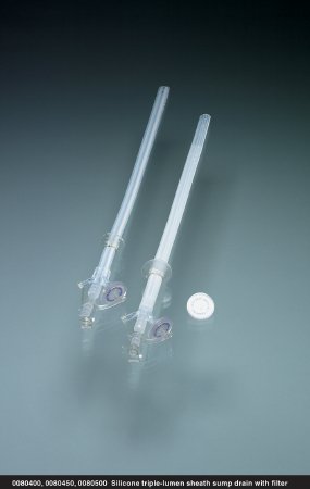 Picture of Sump Drain Tube Bard® Silicone Triple Lumen Style 3/8 Inch Size0080450