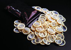 Picture of Ultrasound Probe Cover 1-1/4 X 7-9/10 Inch Latex NonSterile For use with Ultrasound Probe610-262