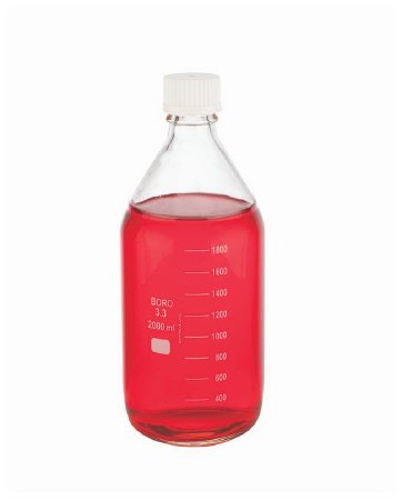 Picture of Bottle Wheaton® Wide Mouth Borosilicate Glass 2,000 mL (64 oz.)0294024