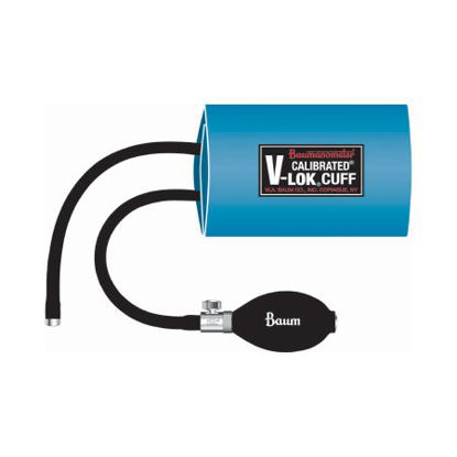 Picture of Blood Pressure Cuff and Bulb Calibrated® V-Lok® Adult Thigh X - Large Cuff 46 - 66 cm Polyester Cuff1824