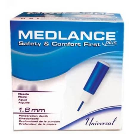 Picture of Lancet Medlance® Fixed Depth Lancet Needle 1.8 mm Depth 21 Gauge921-21