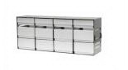Picture of Vial Storage Box Freezer Rack Helmer® Scientific 5-1/2 X 8-4/5 X 22 Inch 3 Box Capacity322103-1
