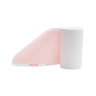 Picture of Diagnostic Recording Paper Philips Thermal Paper 75 mm X 23 mm Roll Red Grid989803138171