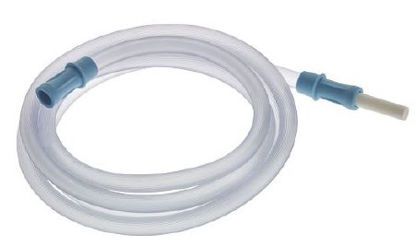 Picture of Connecting Drain Tubing Amsino 20 Foot Length 0.188 Foot ID NonSterile Molded Female Connector Clear Rigid OT Surface PVCAU-10-165S
