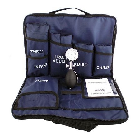 Picture of Aneroid Sphygmomanometer Plus 5 Cuffs MedSource 1-Tube Handheld Small Adult / Child Multi Cuff PackMTR-MED5N