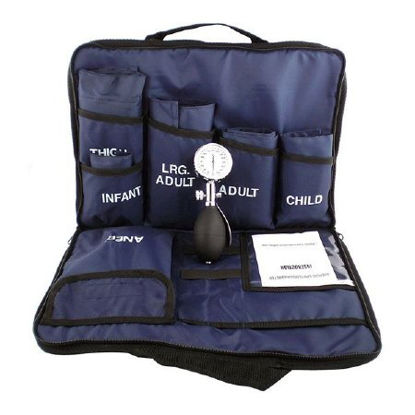 Picture of Aneroid Sphygmomanometer Plus 5 Cuffs MedSource 1-Tube Handheld Small Adult / Child Multi Cuff PackMTR-MED5N