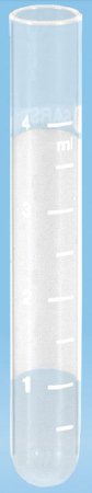 Picture of Centrifuge Tube Round Bottom Plain 12 X 75 mm 5 mL Without Color Coding Screw Cap Polystyrene Tube62.526.003