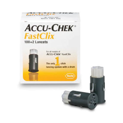 Picture of Lancet Accu-Chek® FastClix Lancet Needle Multiple Depth Settings Track System05360145001