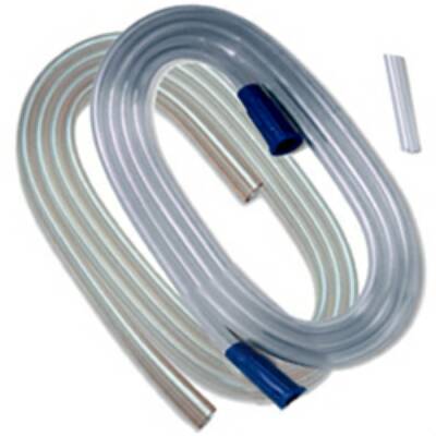 Picture of Suction Connector Tubing Curity® 1-1/2 Foot Length 0.188 Inch ID NonSterile Male / Molded Connector Clear Striated OT Surface Polyethylene41450