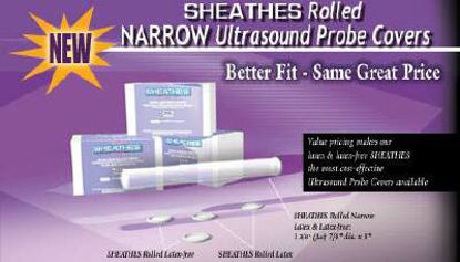 Picture of Ultrasound Probe Cover Sheathes™ 7/8 X 8 Inch Latex NonSterile For use with Transducer - Vaginal / Rectal10500