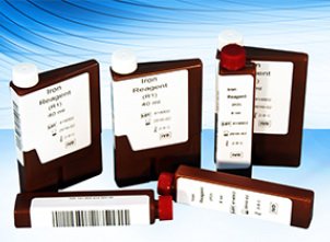 Picture of Reagent General Chemistry Total Iron For Mindray™ BS-200 Analyzer R1: 3 X 40 mL, R2: 3 X 8 mL12-HI904-144