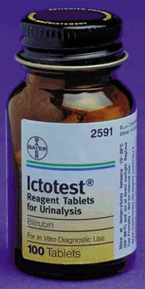 Picture of Reagent Tablet Ictotest® Bilirubin 100 per BottleAM2591