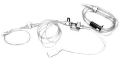 Picture of Pressure Transducer Kit BD Dtxplus™ Model DT-4812, Single Line, 60 Inch Pressure Tubing, Pressure Range -30 to +300 mmHg, Microdrip Chamber, 3 Way Stopcock, Zeroing Stopcock, Flush Device, Easyvent Deadender, Vented Cover682000