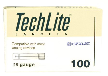 Picture of Lancet TechLite® Adjustable Depth Lancet Needle 2.8 to 3.1 mm Depth 25 Gauge880125