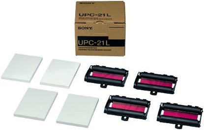 Picture of Diagnostic Recording Paper Sony® Thermal Paper 5-3/4 x 3-9/10 Inch Z-Fold Without Grid5577896