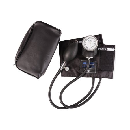 Picture of Aneroid Sphygmomanometer with Cuff Mabis® Legacy™ 2-Tube Pocket Size Hand Held Adult Large Cuff01-110-021