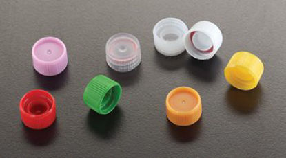 Picture of T340 Series Tube Closure Polypropylene Washer Seal Clear For Micrewtube Microcentrifuge Tube NonSterileT340NOS