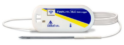 Picture of Temperature Data Logger with Alarm Flashlink® Fahrenheit / Celsius -4° to +140°F External Probe Battery Operated40902