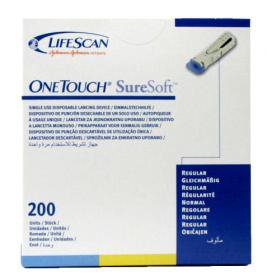 Picture of Lancet OneTouch® Soft Touch Lancet Needle 2.0 mm Depth 21 Gauge Push Button Activation353885006828