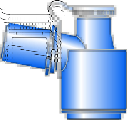 Picture of Swivel Adapter PORTEX® PEEP-KEEP™ For Bronchoscope625191