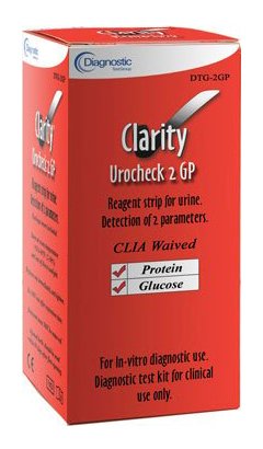 Picture of Urinalysis Test Clarity® Glucose, Protein 100 per BottleDTG-2GP