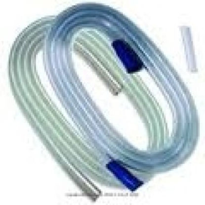 Picture of Suction Connector Tubing Gomco® 6 Foot Length 0.5 Inch ID Sterile Female Connector Clear Smooth OT Surface NonConductive PVC01-90-3281
