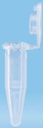 Picture of SafeSeal Microcentrifuge Tube Conical Bottom Plain 10.8 X 39 mm 1.5 mL Without Color Coding Hinged Snap Cap Polypropylene Tube72.706