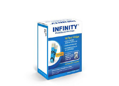 Picture of Blood Glucose Test Strips Infinity® 50 Strips per Box For Infinity® Blood Glucose MetersIMG-G5-203