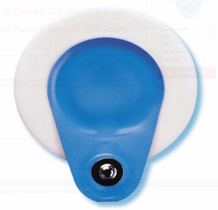 Picture of ECG Electrode Sensor Ambu® Stress Testing Non-Radiolucent 4 per PackR-00-S/4