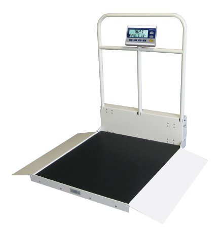 Picture of Wheelchair Scale Digital LCD Display 1000 lbs. / 474 kg Capacity Battery OperatedMX480D