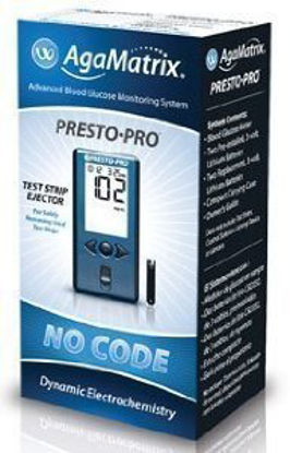 Picture of Blood Glucose Meter Wavesense® Presto® 12 Second Results Stores Results 7 , 14 and 30 Day Averaging No Coding Required8000-04088